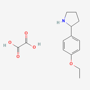 molecular formula C14H19NO5 B1645205 2-(4-乙氧基苯基)吡咯烷草酸 CAS No. 1177273-80-1