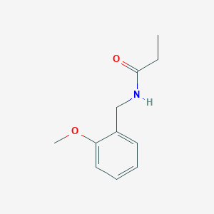 N-[(2-methoxyphenyl)methyl]propanamide