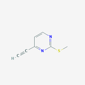 4-Ethynyl-2-(methylthio)pyrimidine