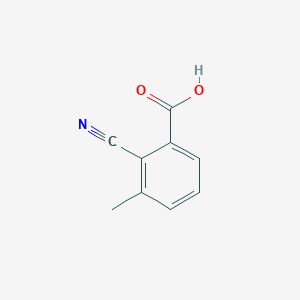 molecular formula C9H7NO2 B1645251 2-Cyano-3-methylbenzoic acid 