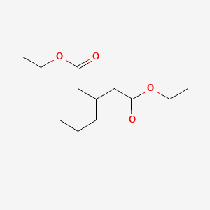 molecular formula C13H24O4 B1645263 Diethyl 3-(2-methylpropyl)pentanedioate 