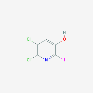 molecular formula C5H2Cl2INO B1645290 5,6-二氯-2-碘吡啶-3-醇 CAS No. 188057-54-7