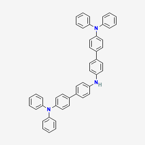 molecular formula C48H37N3 B1645304 N,N-Bis(4'-difenilamino-4-bifenilil)amina CAS No. 167218-39-5