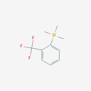 molecular formula C10H13F3Si B1645329 Trimethyl(alpha,alpha,alpha-trifluoro-o-tolyl)silane 