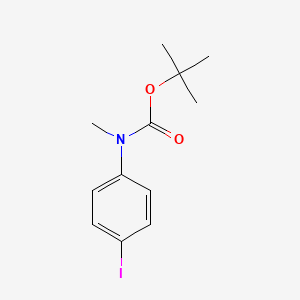 molecular formula C12H16INO2 B1645339 N-Boc 4-Iodo-N-methylaniline 