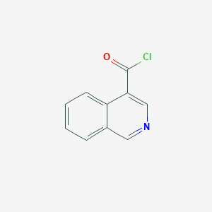 molecular formula C10H6ClNO B1645361 4-Isoquinolinecarbonyl chloride 