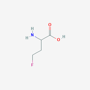molecular formula C4H8FNO2 B1645383 2-Amino-4-fluorobutanoic acid 
