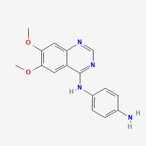 N1-(6,7-Dimethoxyquinazolin-4-yl)benzene-1,4-diamine
