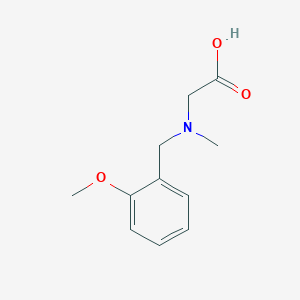 molecular formula C11H15NO3 B1645409 [(2-甲氧基-苄基)-甲基-氨基]-乙酸 CAS No. 55739-41-8