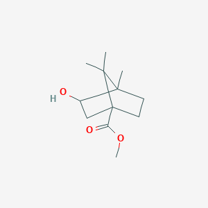 molecular formula C12H20O3 B164542 3-羟基-4,7,7-三甲基-双环[2.2.1]庚烷-1-羧酸甲酯 CAS No. 139615-62-6