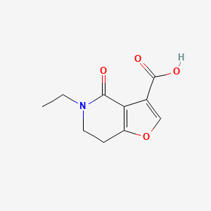 5-Ethyl-4-oxo-4,5,6,7-tetrahydrofuro[3,2-c]pyridine-3-carboxylic acid