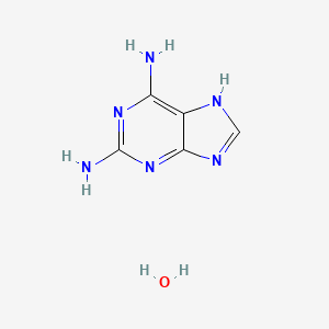 molecular formula C5H8N6O B1645437 2,6-DiaMinopurine Hydrate CAS No. 402846-48-4