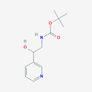 Tert-butyl 2-hydroxy-2-(pyridin-3-yl)ethylcarbamate