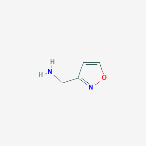 molecular formula C4H6N2O B164545 Isoxazol-3-ylmethanamine CAS No. 131052-58-9