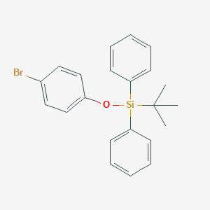 molecular formula C22H23BrOSi B164547 (4-Bromophenoxy)(tert-butyl)diphenylsilane CAS No. 127481-94-1
