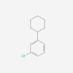 molecular formula C12H15Cl B1645492 1-Chloro-3-cyclohexylbenzene 