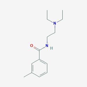 molecular formula C14H22N2O B1645548 N-[2-(diethylamino)ethyl]-3-methylbenzamide 
