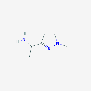 3-(1-Aminoethyl)-1-methyl-1h-pyrazole