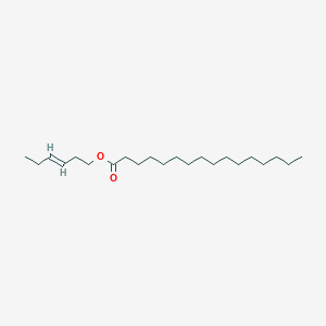 molecular formula C22H42O2 B1645573 Hex-3-enyl hexadecanoate 