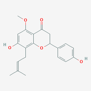 molecular formula C21H22O5 B016456 异黄花酮 CAS No. 521-48-2