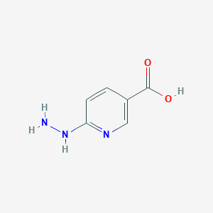 molecular formula C6H7N3O2 B164561 6-Hydrazinonicotinic acid CAS No. 133081-24-0