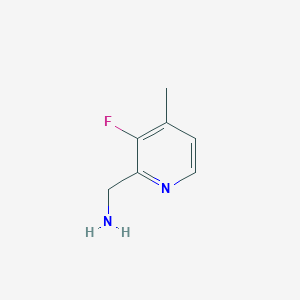 molecular formula C7H9FN2 B1645642 2-Aminomethyl-3-fluoro-4-methylpyridine 
