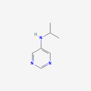 molecular formula C7H11N3 B1645646 5-(Isopropylamino)pyrimidine 