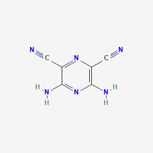 molecular formula C6H4N6 B1645672 3,5-Diamino-2,6-dicyanopyrazine 