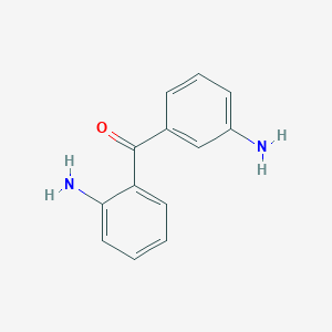 molecular formula C13H12N2O B1645676 2,3'-Diaminobenzophenone 