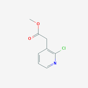 molecular formula C8H8ClNO2 B1645723 Methyl 2-(2-chloropyridin-3-yl)acetate 