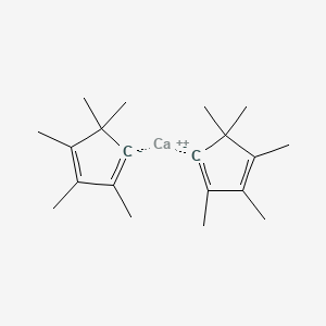 molecular formula C20H30Ca B1645726 Calcium;1,2,3,5,5-pentamethylcyclopenta-1,3-diene 