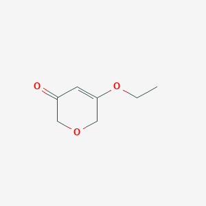 molecular formula C7H10O3 B1645734 5-ethoxy-2H-Pyran-3(6H)-one 