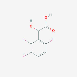 molecular formula C8H5F3O3 B1645739 2,3,6-Trifluoromandelic acid 