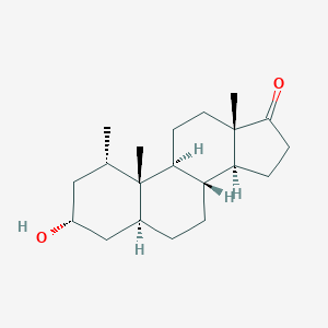 molecular formula C20H32O2 B164575 1α-甲基雄甾酮 CAS No. 3398-67-2