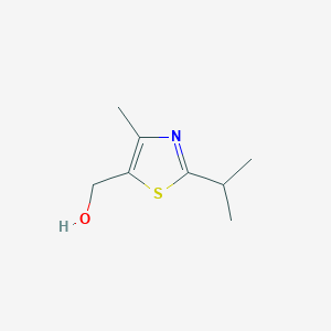 molecular formula C8H13NOS B1645784 (2-Isopropyl-4-methyl-1,3-thiazol-5-yl)methanol 