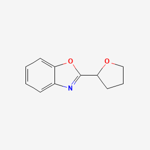 molecular formula C11H11NO2 B1645803 2-(tetrahydro-2-furanyl)Benzoxazole 