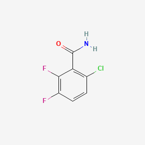 molecular formula C7H4ClF2NO B1645804 6-Chloro-2,3-difluorobenzamide CAS No. 1373920-98-9