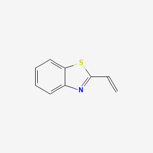molecular formula C9H7NS B1645818 2-Vinyl-1,3-benzothiazole 