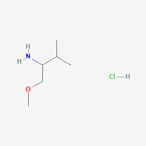 molecular formula C6H16ClNO B1645853 1-Methoxy-3-methyl-2-butanamine hydrochloride CAS No. 1185294-54-5