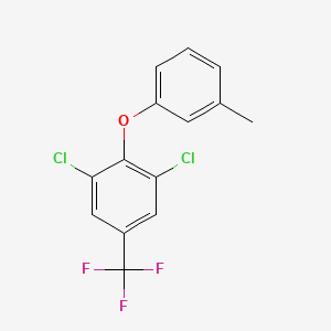 1,3-Dichloro-2-m-tolyloxy-5-trifluoromethyl-benzene