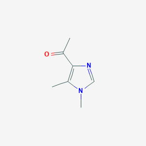 molecular formula C7H10N2O B1645893 1-(1,5-Dimethylimidazol-4-YL)ethanone 