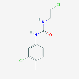molecular formula C10H12Cl2N2O B1645896 N-(2-Chloroethyl)-N'-(3-chloro-4-methylphenyl)urea CAS No. 937601-77-9