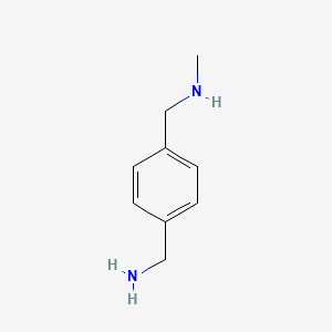 molecular formula C9H14N2 B1645922 1-(4-(Aminomethyl)phenyl)-N-methylmethanamine 