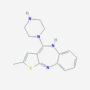 molecular formula C16H18N4S B164593 去甲 olanzapine CAS No. 161696-76-0