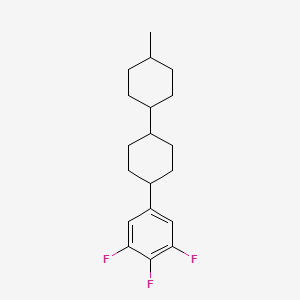 1,2,3-Trifluoro-5-[4-(4-methylcyclohexyl)cyclohexyl]benzene