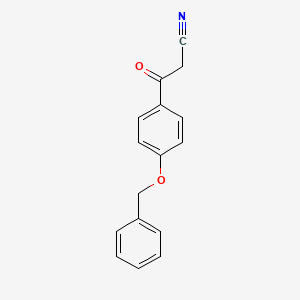 3-(4-(Benzyloxy)phenyl)-3-oxopropanenitrile