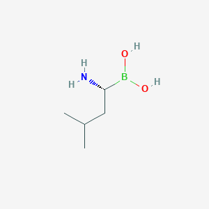 molecular formula C5H14BNO2 B1645985 Leucine boronic acid 