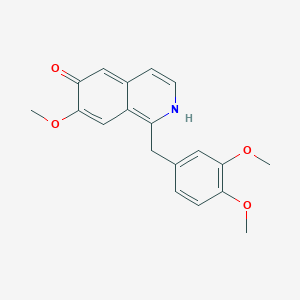 molecular formula C19H19NO4 B164601 6-Demethyl Papaverine CAS No. 18813-63-3