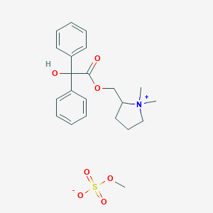 molecular formula C22H29NO7S B164609 甲基硫酸坡尔定 CAS No. 545-80-2