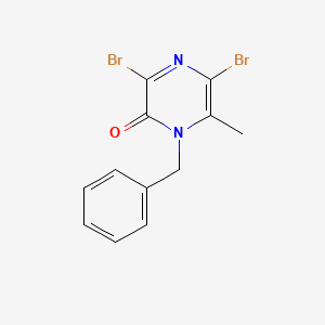 1-benzyl-3,5-dibromo-6-methylpyrazin-2(1H)-one